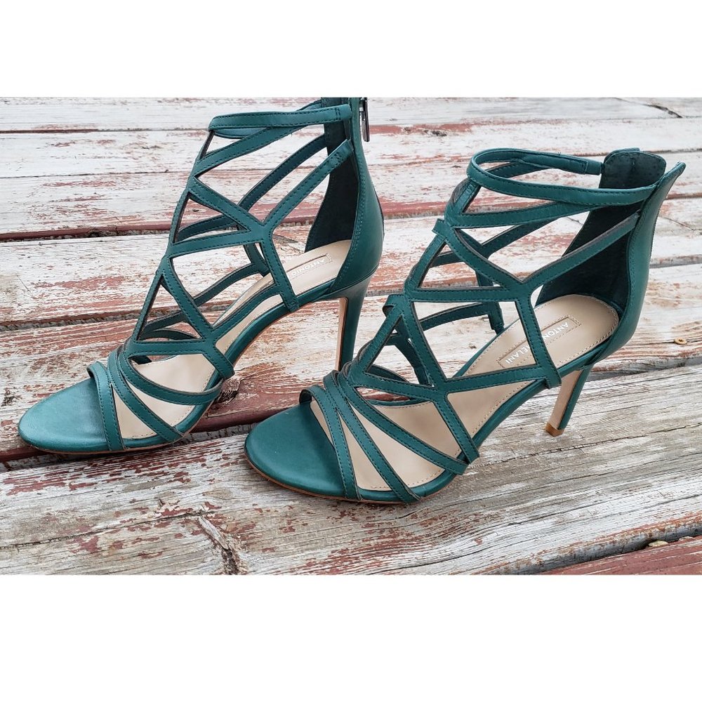 Antonio Melani - Stiletto Hunter Green size 8.5 M